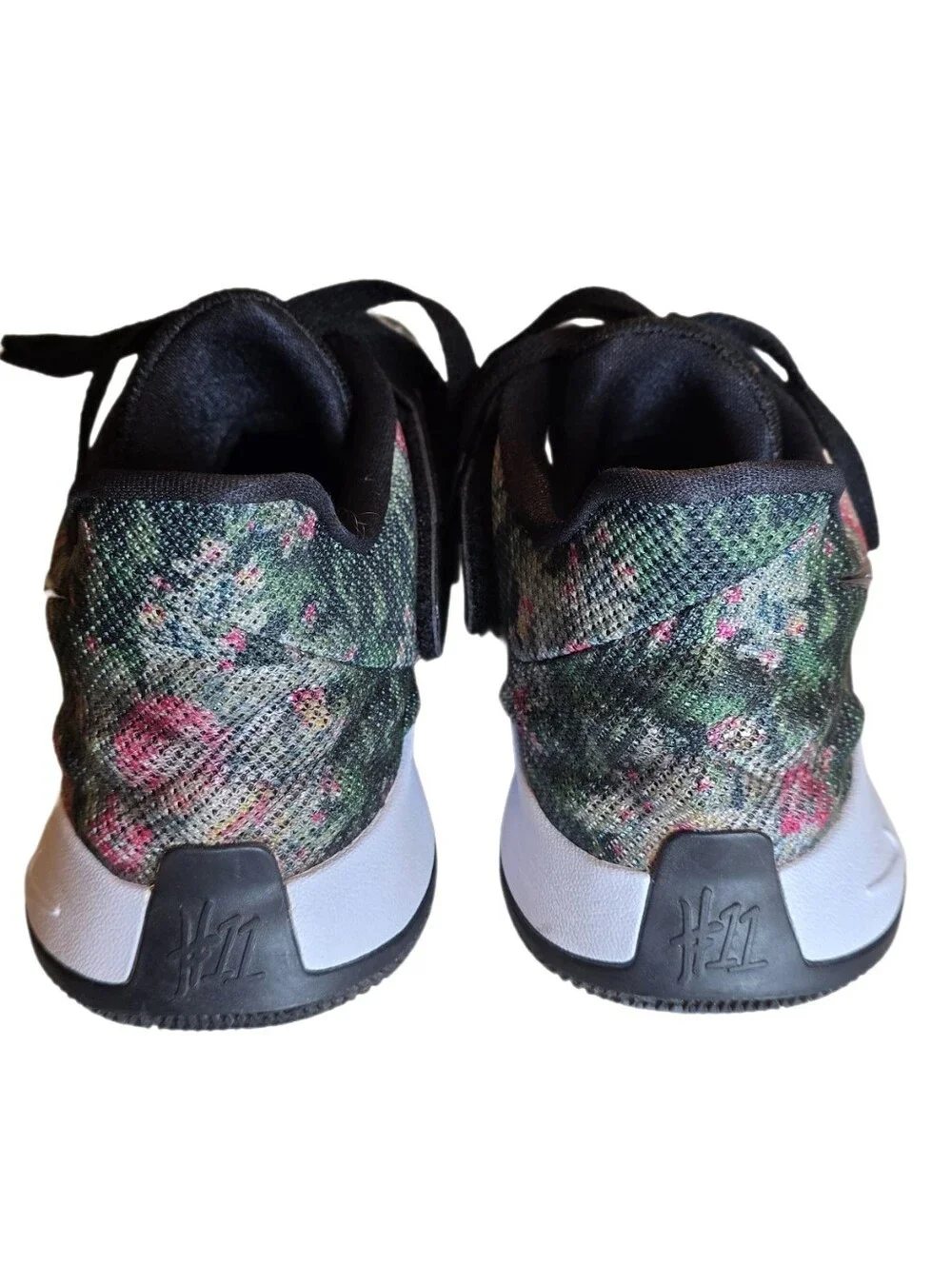Nike Kyrie Low Floral Black Multicolor Basketball Shoes AO8979-002 Size 10